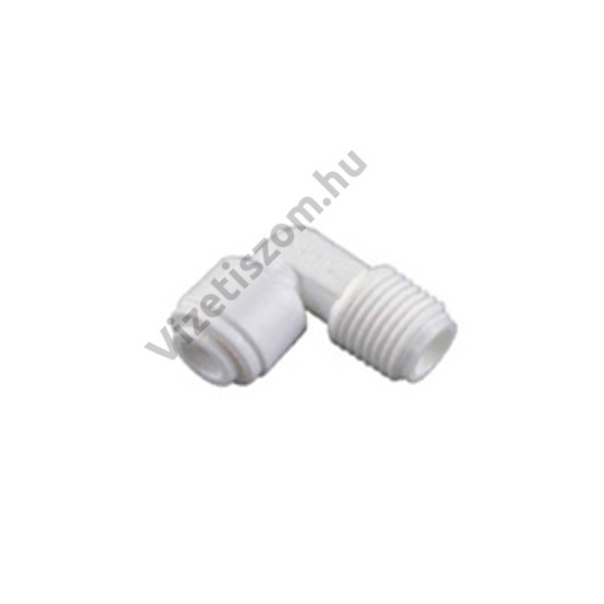 Gyors csatlakozó menetes könyök 1/4" menet x 1/4" csővezeték (9) Gyors csatlakozó menetes könyök 1/4" menet x 1/4" csővezeték (9)